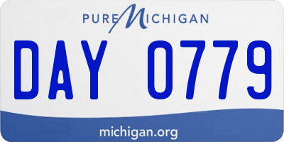 MI license plate DAY0779