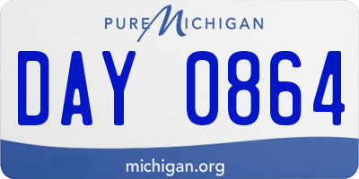 MI license plate DAY0864