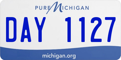 MI license plate DAY1127