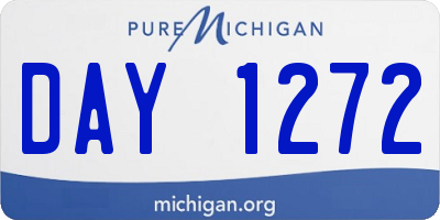 MI license plate DAY1272