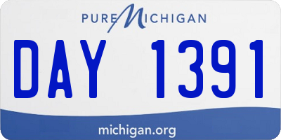MI license plate DAY1391