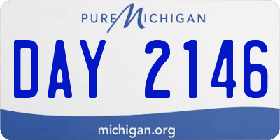 MI license plate DAY2146