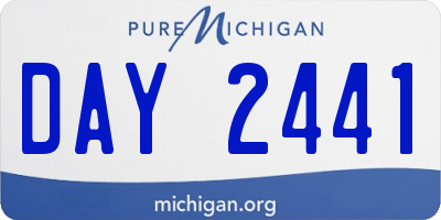 MI license plate DAY2441
