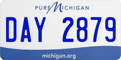 MI license plate DAY2879