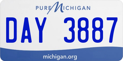 MI license plate DAY3887