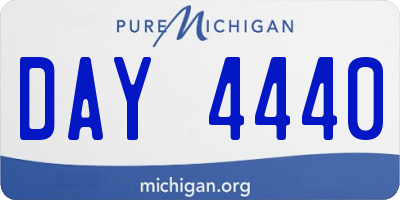 MI license plate DAY4440