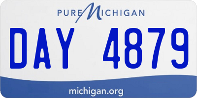 MI license plate DAY4879
