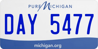 MI license plate DAY5477
