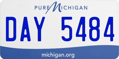 MI license plate DAY5484