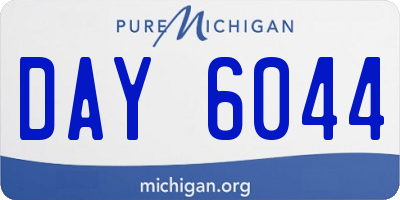 MI license plate DAY6044