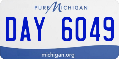 MI license plate DAY6049