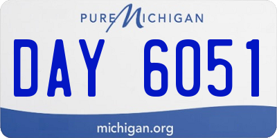 MI license plate DAY6051