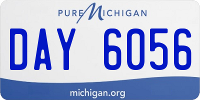 MI license plate DAY6056