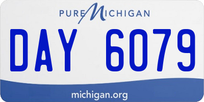 MI license plate DAY6079