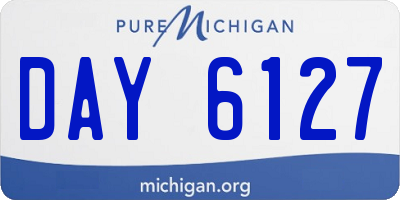 MI license plate DAY6127