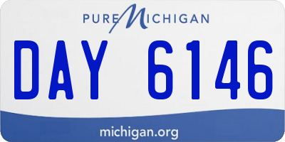 MI license plate DAY6146