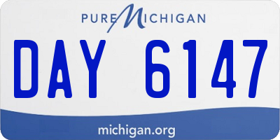 MI license plate DAY6147