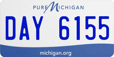 MI license plate DAY6155