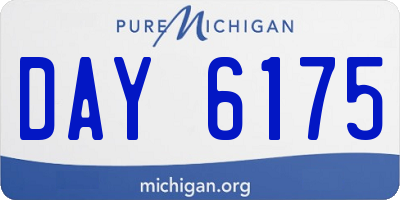 MI license plate DAY6175