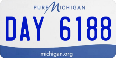 MI license plate DAY6188