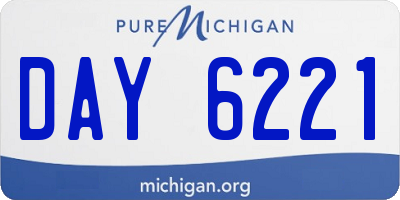 MI license plate DAY6221