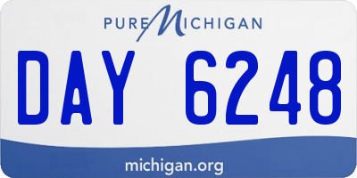MI license plate DAY6248