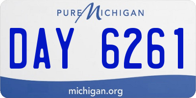 MI license plate DAY6261