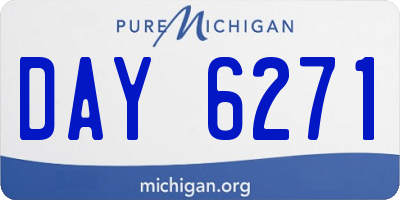 MI license plate DAY6271