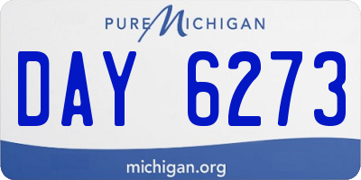 MI license plate DAY6273