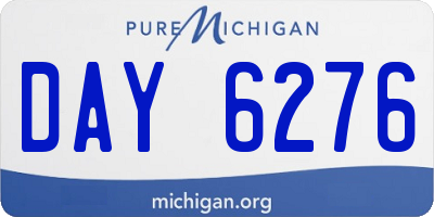MI license plate DAY6276