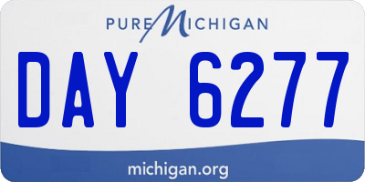 MI license plate DAY6277