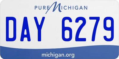 MI license plate DAY6279