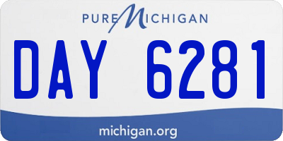 MI license plate DAY6281