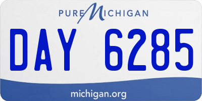 MI license plate DAY6285