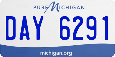 MI license plate DAY6291