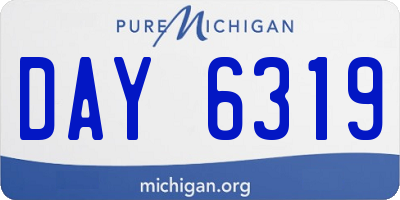MI license plate DAY6319