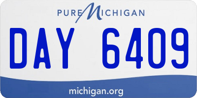 MI license plate DAY6409