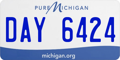 MI license plate DAY6424