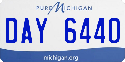 MI license plate DAY6440