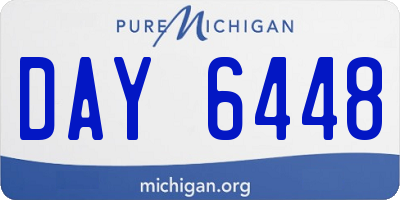MI license plate DAY6448