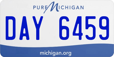 MI license plate DAY6459