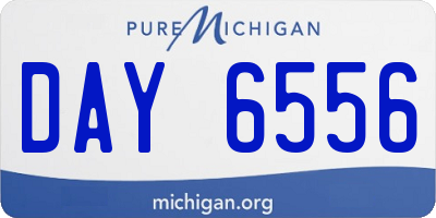 MI license plate DAY6556