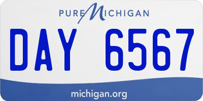MI license plate DAY6567