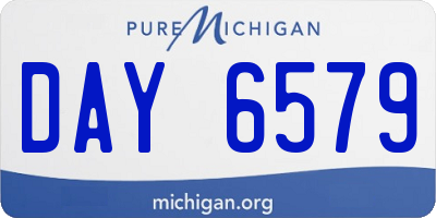 MI license plate DAY6579