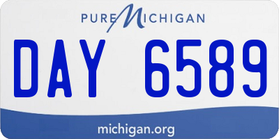 MI license plate DAY6589