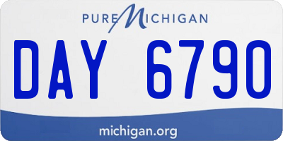MI license plate DAY6790