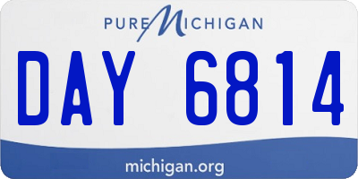 MI license plate DAY6814