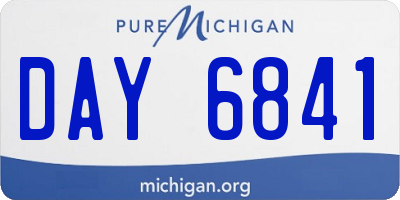 MI license plate DAY6841