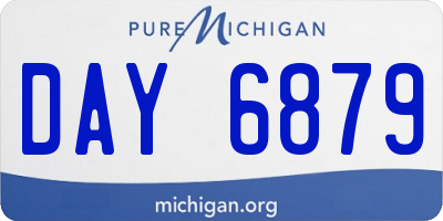 MI license plate DAY6879