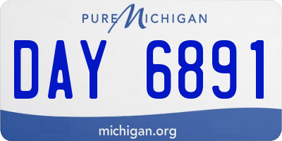 MI license plate DAY6891